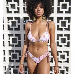 Power 2 the flower bathing suit bottom